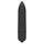 Черная вибропуля X-Basic Long Bullet 10 speeds - 9 см. - фото 427630