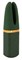 Зеленый вибратор Luxurious Split Tip Vibrator - 13,1 см. - фото 427764