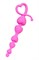 Розовая анальная цепочка Eromantica - 18,5 см. - фото 428727