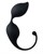 Черные вагинальные шарики Jiggle Mouse - фото 430240