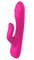 Ярко-розовый вибратор-кролик Flexible G-spot Vibe - 21 см. - фото 431554