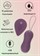 Фиолетовые вагинальные виброшарики с пультом ДУ Ray - 8,3 см. - фото 432231