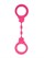 Розовые силиконовые наручники - фото 432395