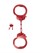 Красные стальные наручники - фото 432398