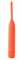 Оранжевый вибромассажер из силикона Delight - 18,5 см. - фото 434355