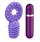 Фиолетовое эрекционное виброкольцо с 10 режимами вибрации Dash - фото 434361