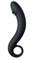 Черный анальный фаллоимитатор Dorado - 18 см. - фото 434931