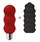 Мощная вибропуля Gyro с двумя сменными насадками - красной и серой - фото 436439