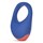 Синее эрекционное кольцо RRRING Dinner Date Cock Ring - фото 439545
