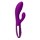 Фиолетовый вибромассажер-кролик Blend - 20,2 см. - фото 440888