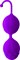 Фиолетовые вагинальные шарики Horny Orbs - фото 443675