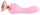 Розовый вибростимулятор SANYA - 18,5 см. - фото 443859