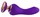 Фиолетовый вибростимулятор SANYA - 18,5 см. - фото 443866