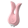 Клиторальный перезаряжаемый вибратор "Банни Рок"-pink