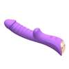 Вибростимулятор с клиторальным отростком "G-spot" violet