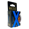 Классические презервативы в пластиковом кейсе MAXUS AIR Classic - 3 шт.