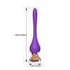 Фиолетовый вибромассажер Nipple Vibrator - 14,5 см.