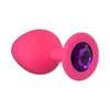 Анальная пробка Emotions Cutie Medium Pink dark purple crystal